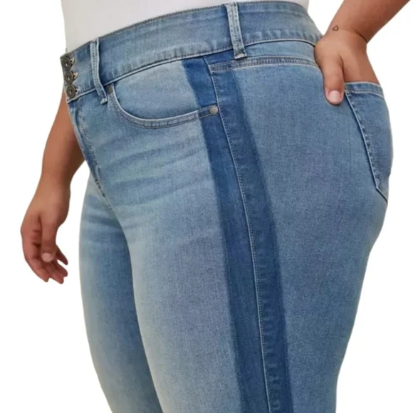 Torrid Supper Soft Jeggings Light Blue Skinny Jeans 16T - Picture 11 of 12